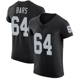 Las Vegas Raiders Men's Alex Bars Elite Team Color Vapor Untouchable Jersey - Black