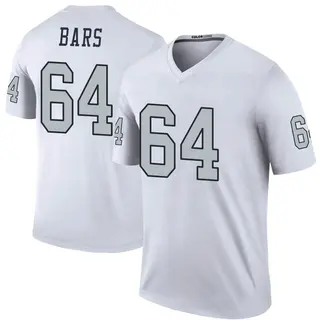 Las Vegas Raiders Men's Alex Bars Legend Color Rush Jersey - White