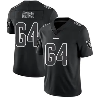 Las Vegas Raiders Men's Alex Bars Limited Jersey - Black Impact