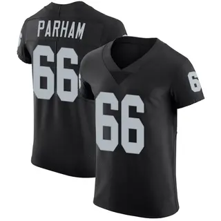 Las Vegas Raiders Men's Dylan Parham Elite Team Color Vapor Untouchable Jersey - Black