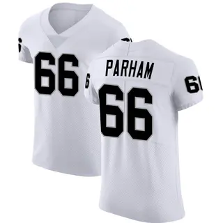 Las Vegas Raiders Men's Dylan Parham Elite Vapor Untouchable Jersey - White