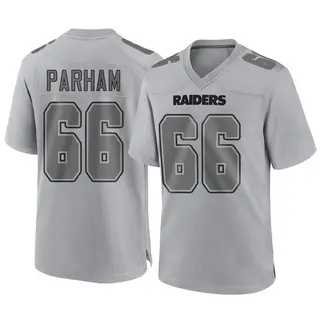 Las Vegas Raiders Men's Dylan Parham Game Atmosphere Fashion Jersey - Gray