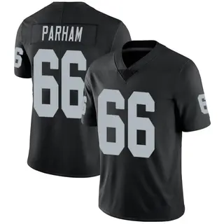 Las Vegas Raiders Men's Dylan Parham Limited Team Color Vapor Untouchable Jersey - Black