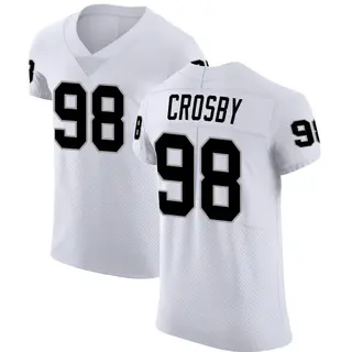 Las Vegas Raiders Men's Maxx Crosby Elite Vapor Untouchable Jersey - White