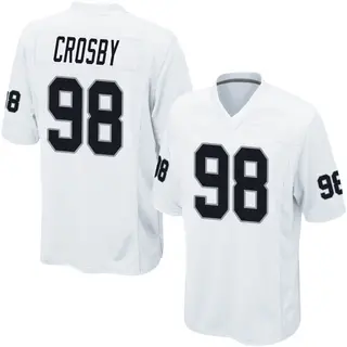 Las Vegas Raiders Men's Maxx Crosby Game Jersey - White