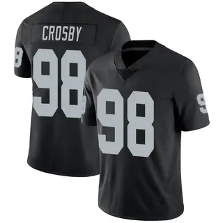 Las Vegas Raiders Men's Maxx Crosby Limited Team Color Vapor Untouchable Jersey - Black