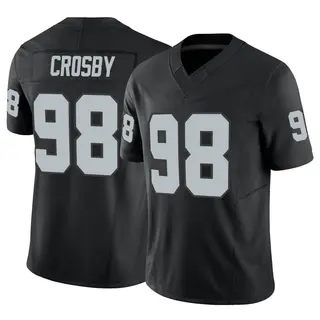 Las Vegas Raiders Men's Maxx Crosby Limited Vapor F.U.S.E. Jersey - Black