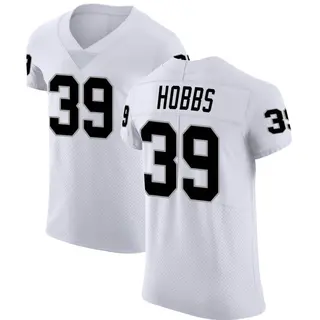 Las Vegas Raiders Men's Nate Hobbs Elite Vapor Untouchable Jersey - White