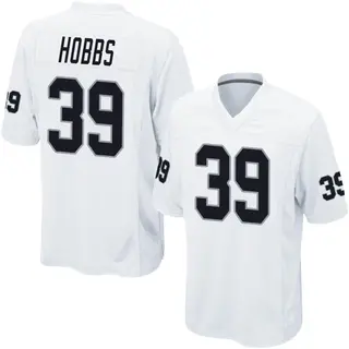 Las Vegas Raiders Men's Nate Hobbs Game Jersey - White