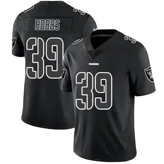 Las Vegas Raiders Men's Nate Hobbs Limited Jersey - Black Impact