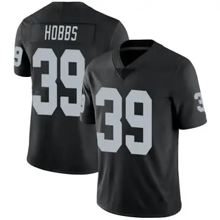 Las Vegas Raiders Men's Nate Hobbs Limited Team Color Vapor Untouchable Jersey - Black