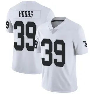 Las Vegas Raiders Men's Nate Hobbs Limited Vapor Untouchable Jersey - White