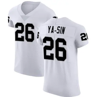 Las Vegas Raiders Men's Rock Ya-Sin Elite Vapor Untouchable Jersey - White