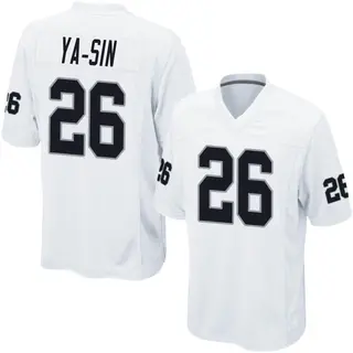 Las Vegas Raiders Men's Rock Ya-Sin Game Jersey - White