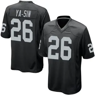 Las Vegas Raiders Men's Rock Ya-Sin Game Team Color Jersey - Black
