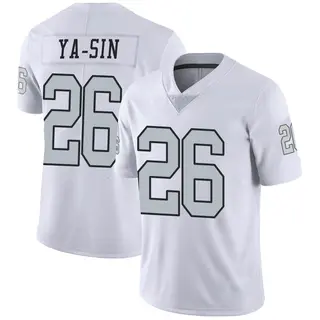 Las Vegas Raiders Men's Rock Ya-Sin Limited Color Rush Jersey - White