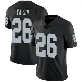 Las Vegas Raiders Men's Rock Ya-Sin Limited Team Color Vapor Untouchable Jersey - Black