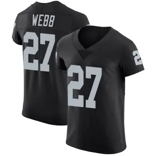 Las Vegas Raiders Men's Sam Webb Elite Team Color Vapor Untouchable Jersey - Black