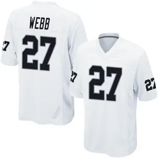 Las Vegas Raiders Men's Sam Webb Game Jersey - White