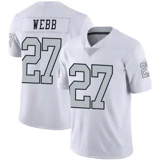 Las Vegas Raiders Men's Sam Webb Limited Color Rush Jersey - White