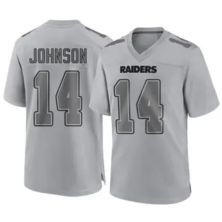 Las Vegas Raiders Men's Tyler Johnson Game Atmosphere Fashion Jersey - Gray