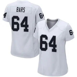 Las Vegas Raiders Women's Alex Bars Game Jersey - White
