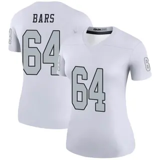 Las Vegas Raiders Women's Alex Bars Legend Color Rush Jersey - White