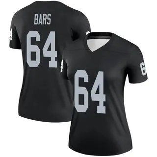 Las Vegas Raiders Women's Alex Bars Legend Jersey - Black