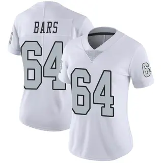 Las Vegas Raiders Women's Alex Bars Limited Color Rush Jersey - White