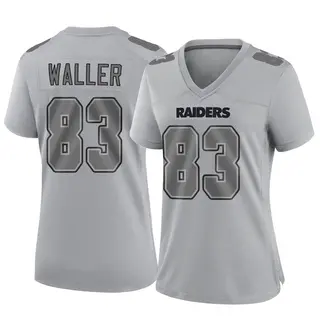 Las Vegas Raiders Women's Darren Waller Game Atmosphere Fashion Jersey - Gray