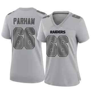 Las Vegas Raiders Women's Dylan Parham Game Atmosphere Fashion Jersey - Gray