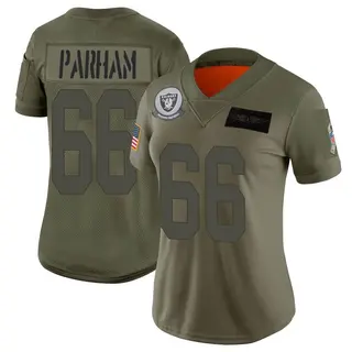 Las Vegas Raiders Women's Dylan Parham Limited 2019 Salute to Service Jersey - Camo