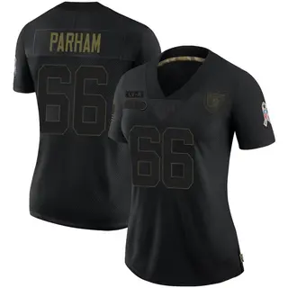 Las Vegas Raiders Women's Dylan Parham Limited 2020 Salute To Service Jersey - Black