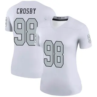 Las Vegas Raiders Women's Maxx Crosby Legend Color Rush Jersey - White