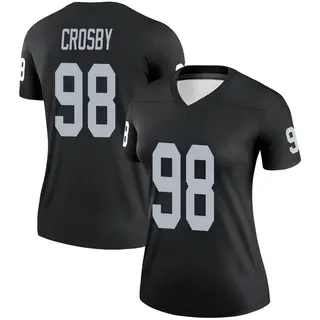 Las Vegas Raiders Women's Maxx Crosby Legend Jersey - Black