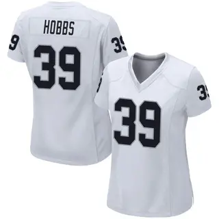 Las Vegas Raiders Women's Nate Hobbs Game Jersey - White