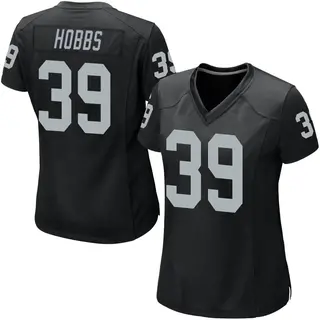 Las Vegas Raiders Women's Nate Hobbs Game Team Color Jersey - Black