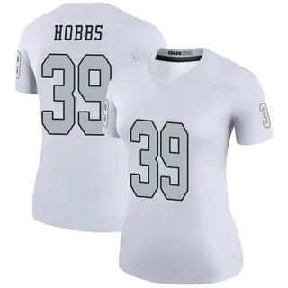 Las Vegas Raiders Women's Nate Hobbs Legend Color Rush Jersey - White