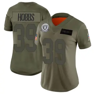 Las Vegas Raiders Women's Nate Hobbs Limited 2019 Salute to Service Jersey - Camo