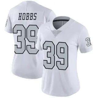 Las Vegas Raiders Women's Nate Hobbs Limited Color Rush Jersey - White