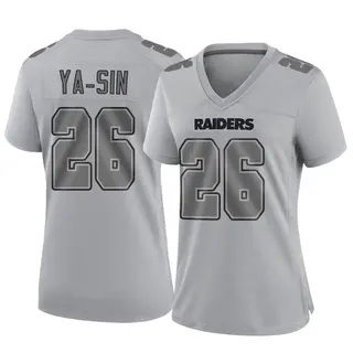 Las Vegas Raiders Women's Rock Ya-Sin Game Atmosphere Fashion Jersey - Gray