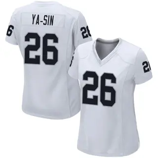 Las Vegas Raiders Women's Rock Ya-Sin Game Jersey - White