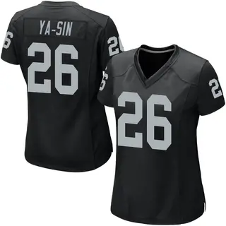 Las Vegas Raiders Women's Rock Ya-Sin Game Team Color Jersey - Black
