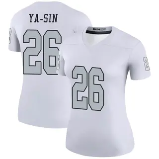 Las Vegas Raiders Women's Rock Ya-Sin Legend Color Rush Jersey - White