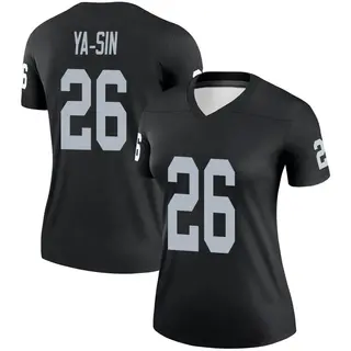 Las Vegas Raiders Women's Rock Ya-Sin Legend Jersey - Black