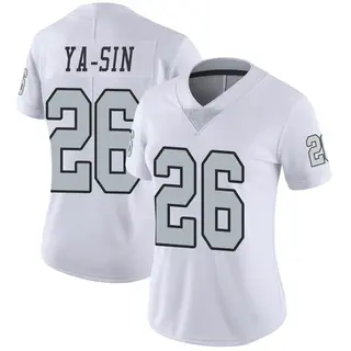 Las Vegas Raiders Women's Rock Ya-Sin Limited Color Rush Jersey - White