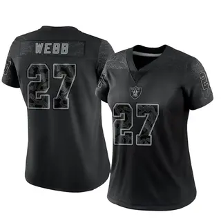 Las Vegas Raiders Women's Sam Webb Limited Reflective Jersey - Black