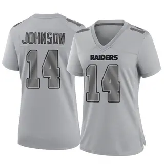 Las Vegas Raiders Women's Tyler Johnson Game Atmosphere Fashion Jersey - Gray