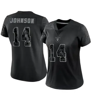 Las Vegas Raiders Women's Tyler Johnson Limited Reflective Jersey - Black