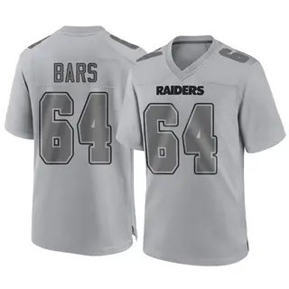 Las Vegas Raiders Youth Alex Bars Game Atmosphere Fashion Jersey - Gray